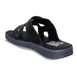 ID MENS BLACK WITHOUT BACK STRAP SANDAL