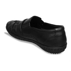 ID MENS BLACK WITH BACK STRAP SANDAL
