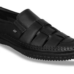 ID MENS BLACK WITH BACK STRAP SANDAL 11 ID MENS BLACK WITH BACK STRAP SANDAL