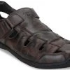 ID MENS BROWN WITH BACK STRAP SANDAL