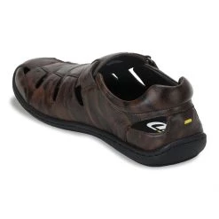 ID MENS BROWN WITH BACK STRAP SANDAL