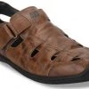 ID MENS TAN WITH BACK STRAP SANDAL