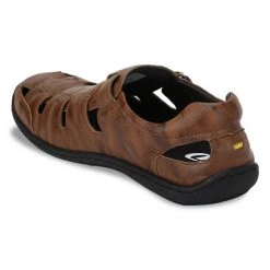 ID MENS TAN WITH BACK STRAP SANDAL
