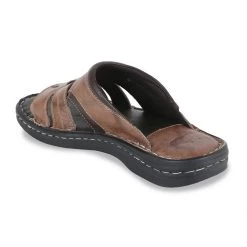 ID MENS BROWN WITHOUT BACK STRAP SANDAL