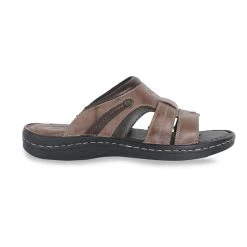 ID MENS BROWN WITHOUT BACK STRAP SANDAL