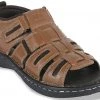 ID MENS TAN WITH BACK STRAP SANDAL