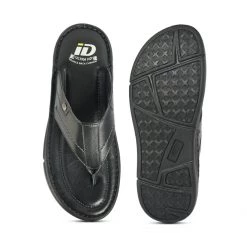 ID MENS BLACK THONG SANDAL