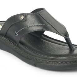 ID MENS BLACK THONG SANDAL