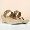 Inc.5 WOVEN PLATFORM TOE POST - ANTIQUE GOLD SALE 1 Inc.5 WOVEN PLATFORM TOE POST - ANTIQUE GOLD SALE