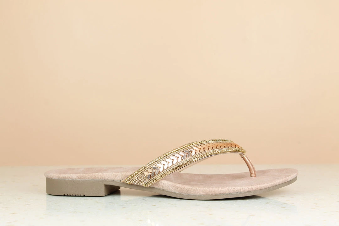 Inc.5 WOMEN EMBROIDED FLAT THONG 4 Inc.5 WOMEN EMBROIDED FLAT THONG