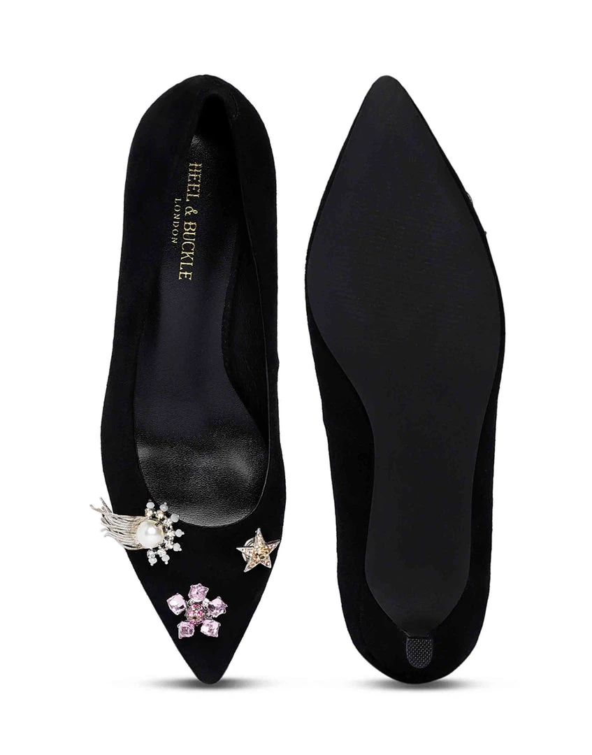 Heel & Buckle London Inter-changeable Studded Pumps 6 Heel & Buckle London Inter-changeable Studded Pumps