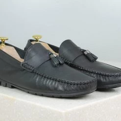 PRIVO By Inc5 TASSLE MOCCASINS-BLACK MEN