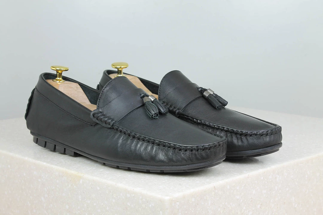 PRIVO By Inc5 TASSLE MOCCASINS-BLACK MEN 3 PRIVO By Inc5 TASSLE MOCCASINS-BLACK MEN