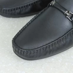PRIVO By Inc5 MEN DRIVING CASUAL LEATHER SHOES-BLACK