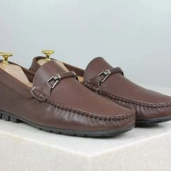 PRIVO By Inc5 DRIVING CASUAL LEATHER SHOES-BROWN