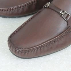 PRIVO By Inc5 DRIVING CASUAL LEATHER SHOES-BROWN