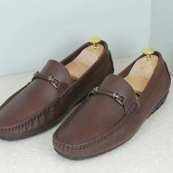 PRIVO By Inc5 DRIVING CASUAL LEATHER SHOES-BROWN