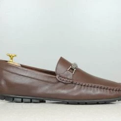 PRIVO By Inc5 DRIVING CASUAL LEATHER SHOES-BROWN