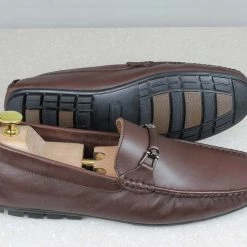 PRIVO By Inc5 DRIVING CASUAL LEATHER SHOES-BROWN