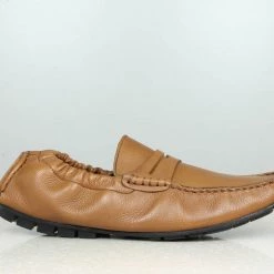 PRIVO By Inc5 DRIVING CASUAL LEATHER SHOES-TAN MEN