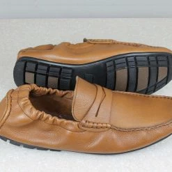 PRIVO By Inc5 DRIVING CASUAL LEATHER SHOES-TAN MEN