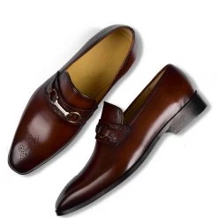 Luxoro Formello FORMAL SHOES-BROWN MEN