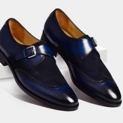 Luxoro Formello MEN FORMAL SHOES-BLUE
