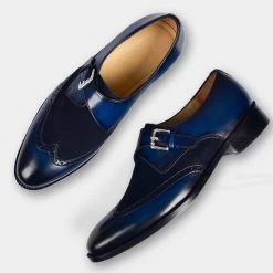 Luxoro Formello MEN FORMAL SHOES-BLUE