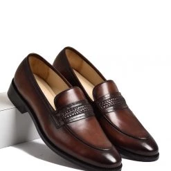 Luxoro Formello FORMAL SHOES-BROWN MEN