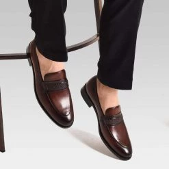 Luxoro Formello FORMAL SHOES-BROWN MEN