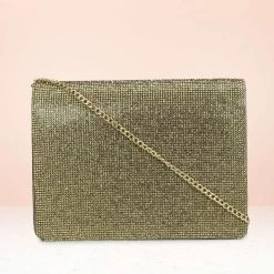 Inc.5 FANCY SLING - ANTIQUE GOLD BAGS