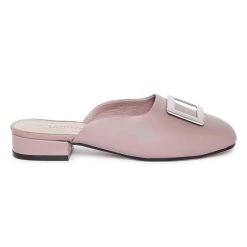 Heel & Buckle London Beige Woven Mules