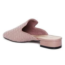 Heel & Buckle London WOMEN Mauve Buckled Mules