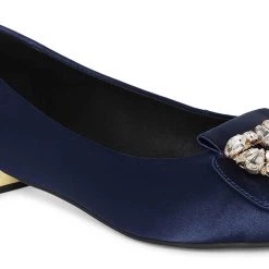 Heel & Buckle London Navy Ballerinas WOMEN