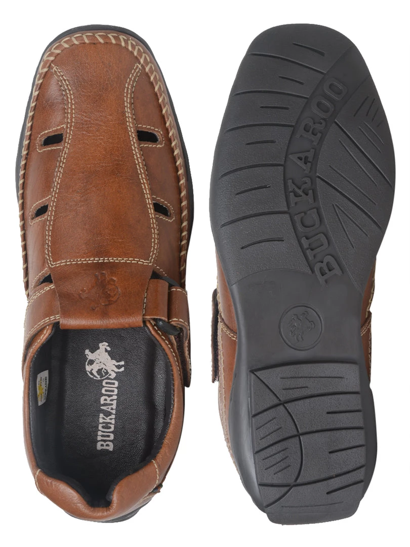 Buckaroo Adults-Men Y CAMERON Leather Strollers Close Sandal Fisherman Sandal 7 Buckaroo Adults-Men Y CAMERON Leather Strollers Close Sandal Fisherman Sandal