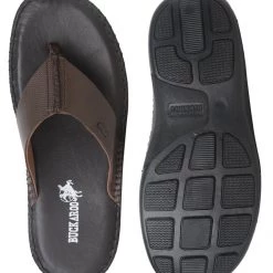 Buckaroo Adults-Men NEW JAKE Leather Strollers Open Sandal Slide Sandal