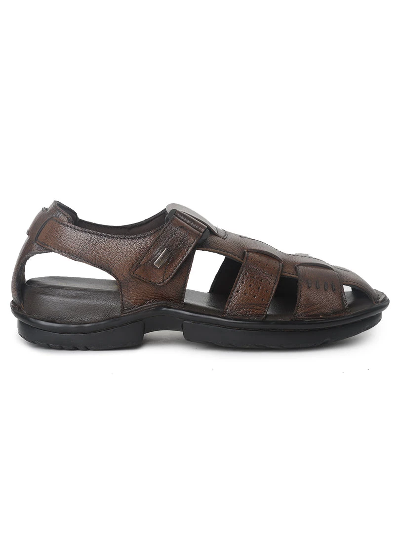 Buckaroo Adults-Men SAFARI NX Leather Strollers Closed Sandal Hook And Loop 5 Buckaroo Adults-Men SAFARI NX Leather Strollers Closed Sandal Hook And Loop