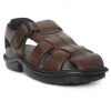 Buckaroo Adults-Men SAFARI NX Leather Strollers Closed Sandal Hook And Loop