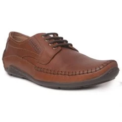 Buckaroo Adults-Men NEW SERGIO Leather Friday Casuals Shoes Lace Up