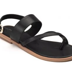 WOMEN Heel & Buckle London Black Strappy Sandals