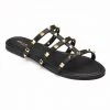 WOMEN Heel & Buckle London Black Studded Flats
