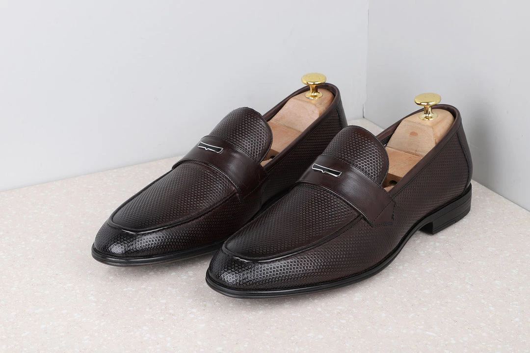 ATESBER By Inc5 MEN FORMAL SLIPPONS-COFFEE 5 ATESBER By Inc5 MEN FORMAL SLIPPONS-COFFEE