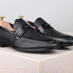 ATESBER By Inc5 FORMAL SLIPPONS-BLACK MEN