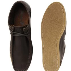 Buckaroo Men's Brown Leather Denim Classic Shoes