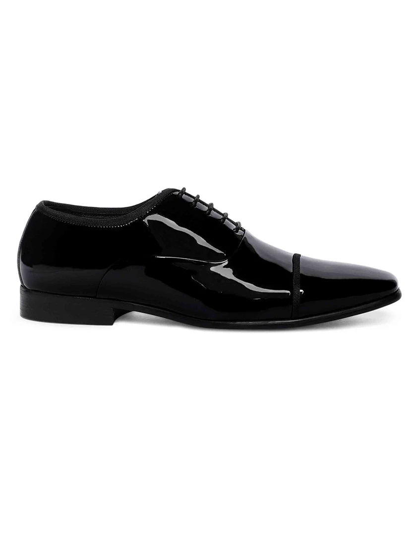 Heel & Buckle London Patent Captoe Oxford Formal Shoes MEN 4 Heel & Buckle London Patent Captoe Oxford Formal Shoes MEN