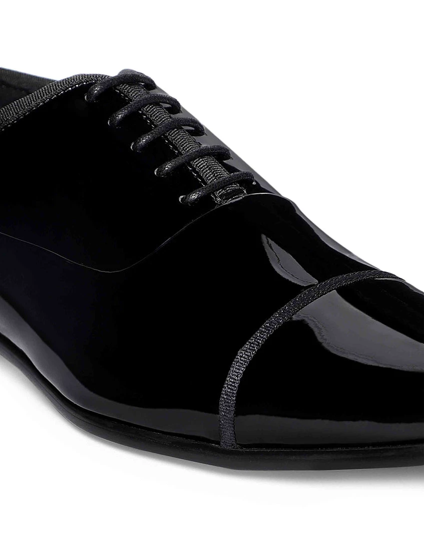 Heel & Buckle London Patent Captoe Oxford Formal Shoes MEN 7 Heel & Buckle London Patent Captoe Oxford Formal Shoes MEN
