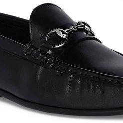 Heel & Buckle London Charcoal Horse-Bit Formal Loafer