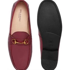 Heel & Buckle London MEN Burgundy Horse-Bit Formal Loafer 10 Heel & Buckle London MEN Burgundy Horse-Bit Formal Loafer