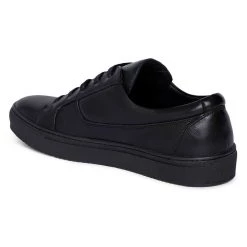 Heel & Buckle London Black Side Zip Formal Sneaker 9 Heel & Buckle London Black Side Zip Formal Sneaker