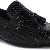 Heel & Buckle London Charcoal Woven Tassel Formal Loafer